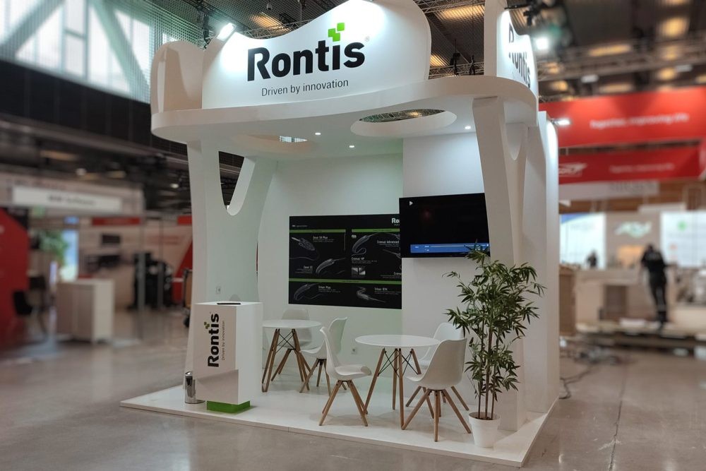Montaje stand en congreso Cirse Barcelona para Rontis