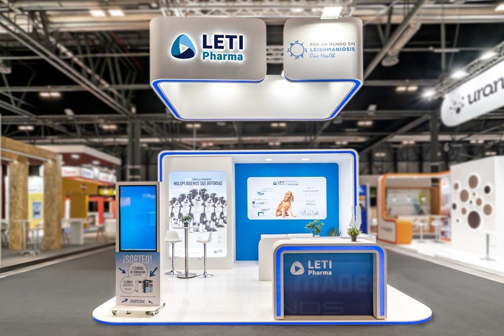 Fabricación y montaje stand Leti Pharma para feria Propet 2024